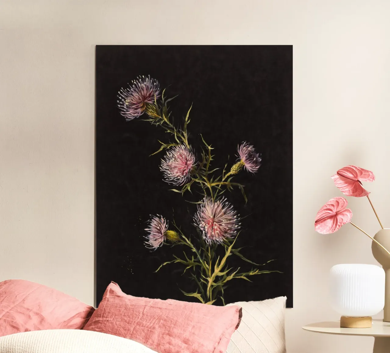 Study of Thistles carta hahnemühle da vintageshop