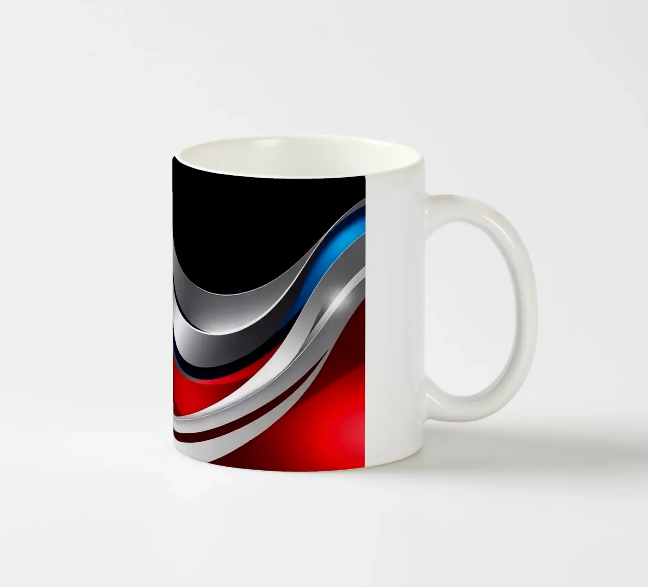 Design futuristico con onde tazza in ceramica da BenCoStyle
