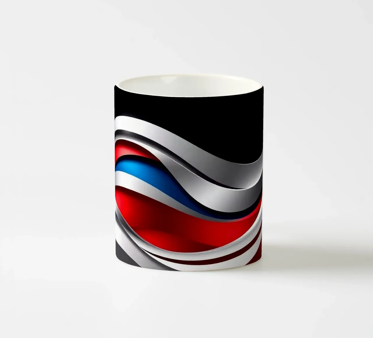 Design futuristico con onde tazza in ceramica da BenCoStyle