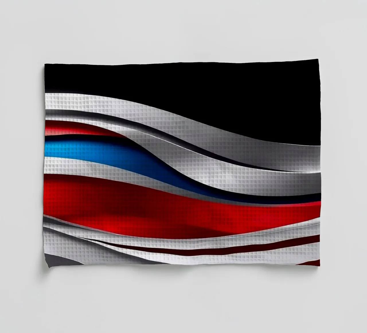 Design futuriste avec des vagues torchon de BenCoStyle