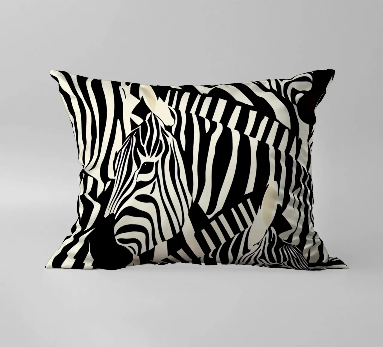 Zebra Design Muster decorative cushion by Autofocus