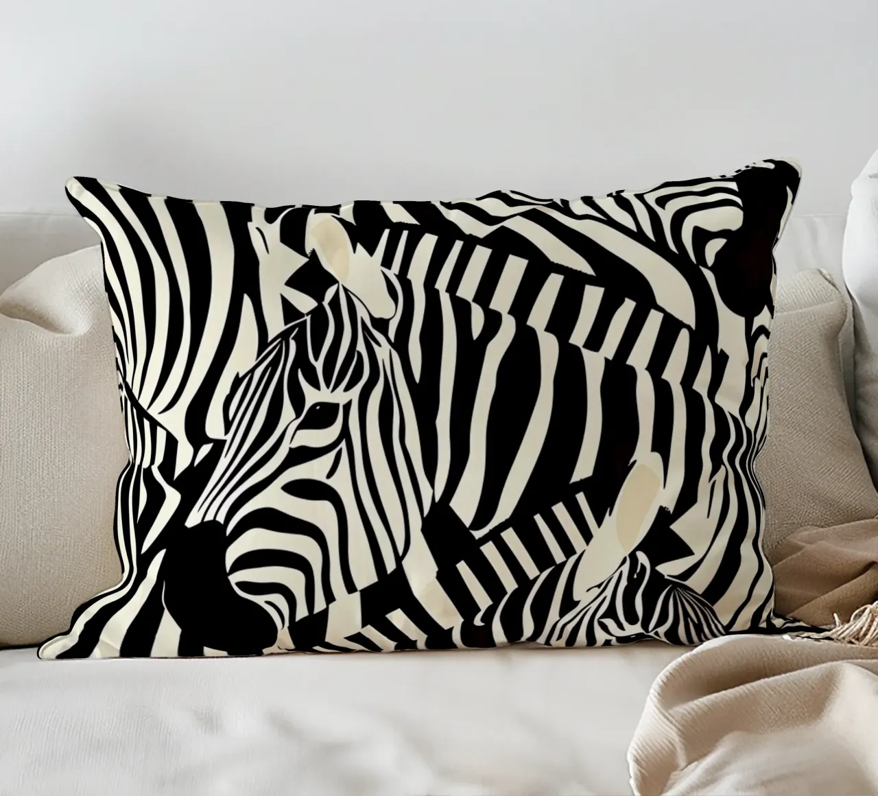 Zebra Design Muster cuscino da Autofocus
