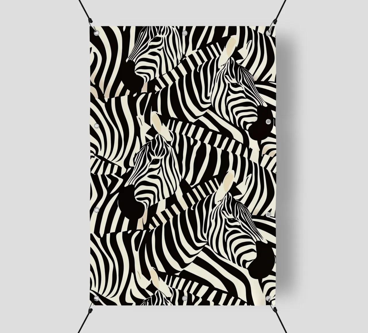 Zebra Design Muster telo in pvc da Autofocus