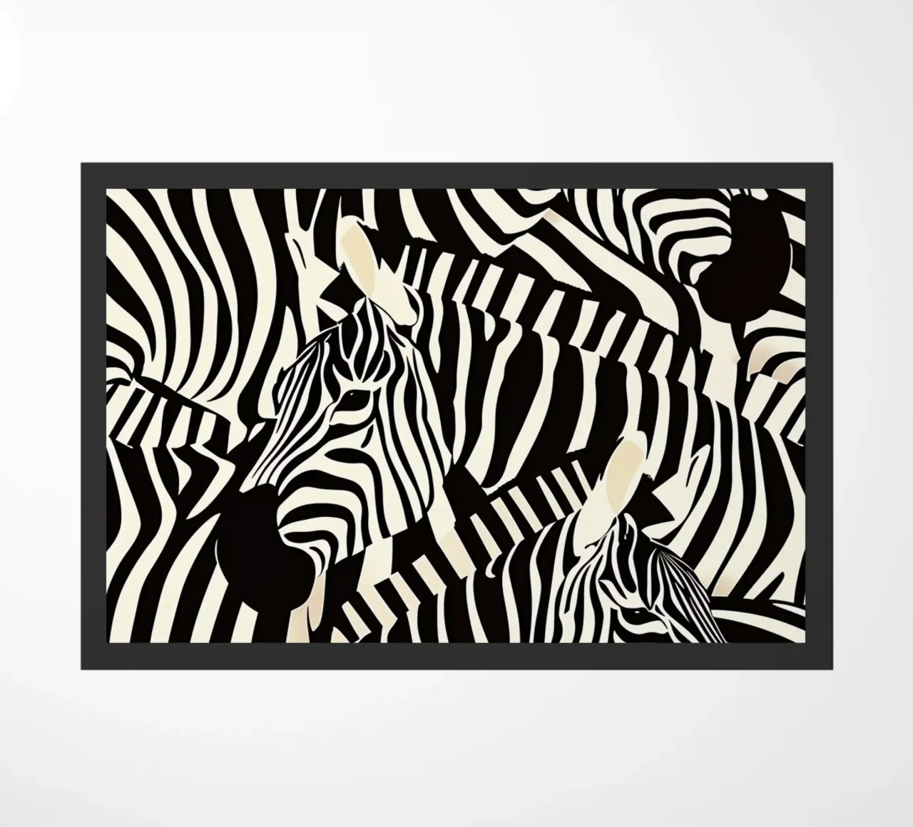 Zebra Ontwerp Muster deurmat van Autofocus