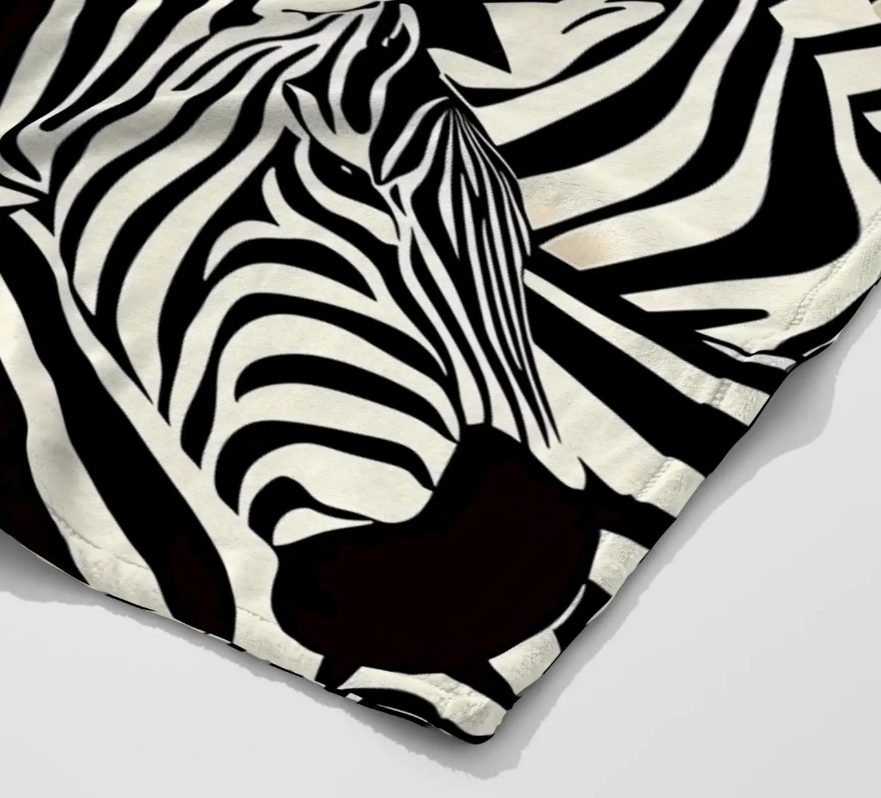 Zebra Design Muster coperta in pile da Autofocus