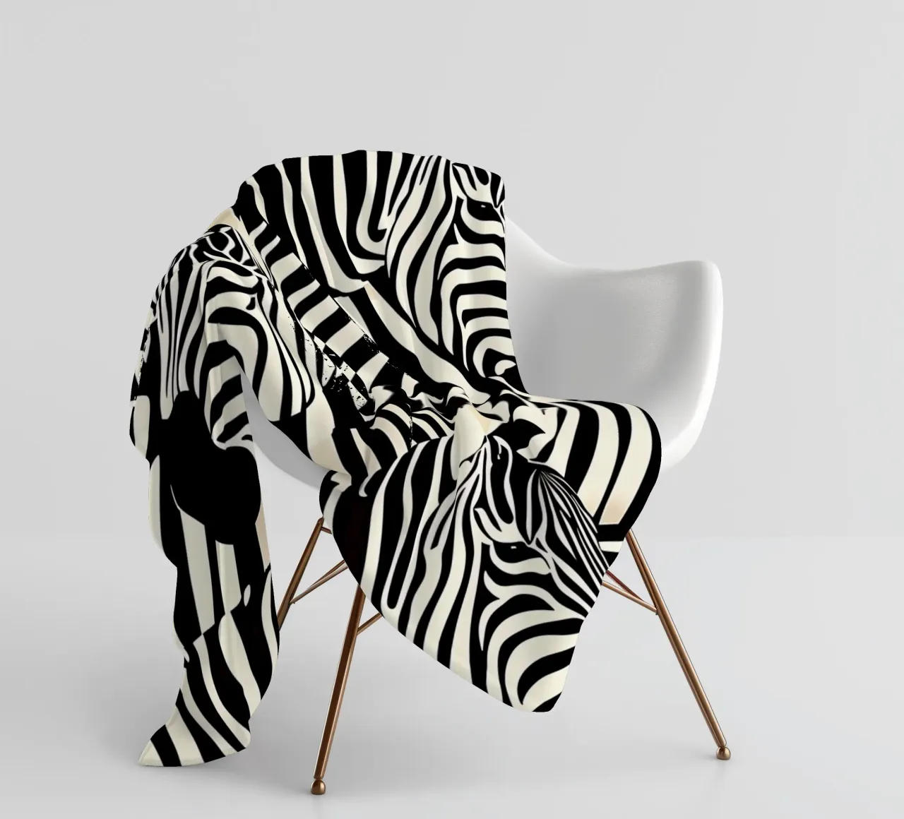 Zebra Design Muster coperta in pile da Autofocus