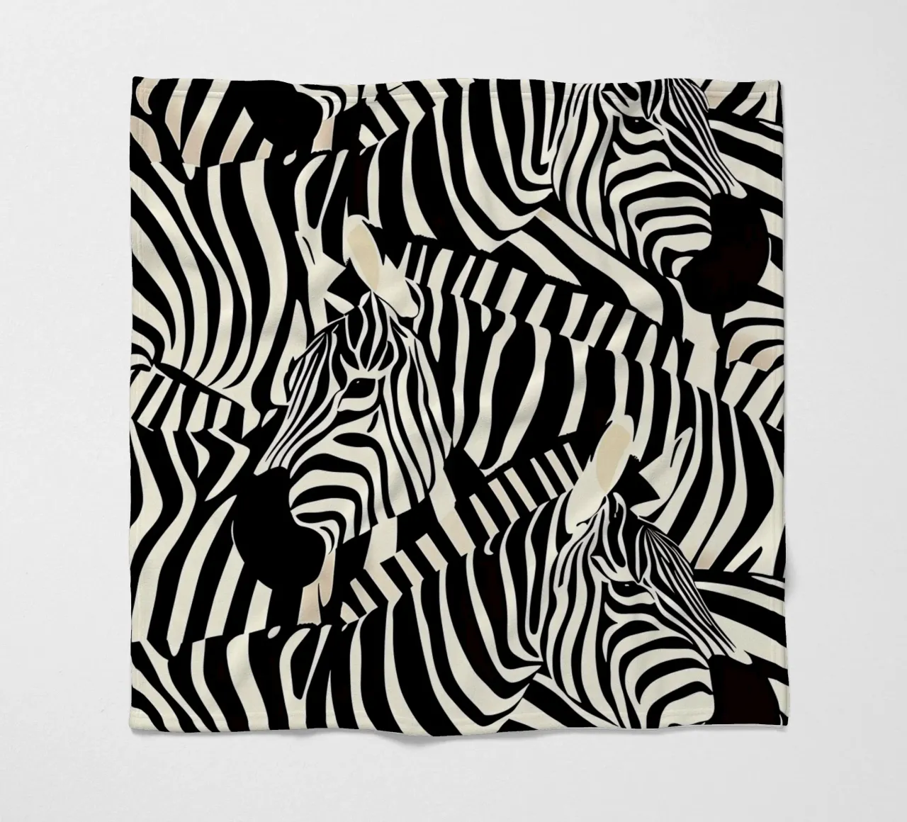Zebra Design Muster manta de franela de Autofocus