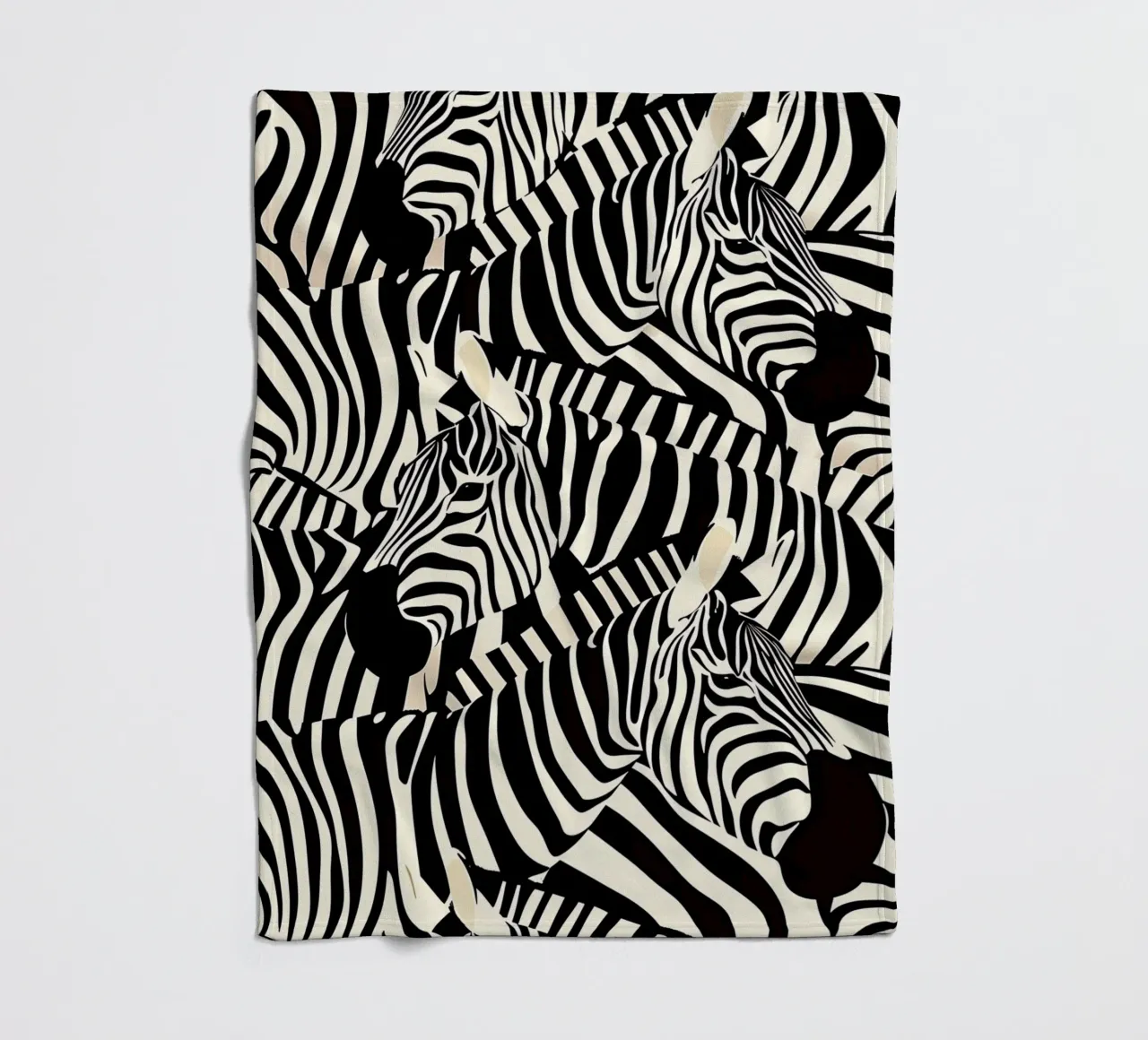 Zebra Design Muster manta de franela de Autofocus