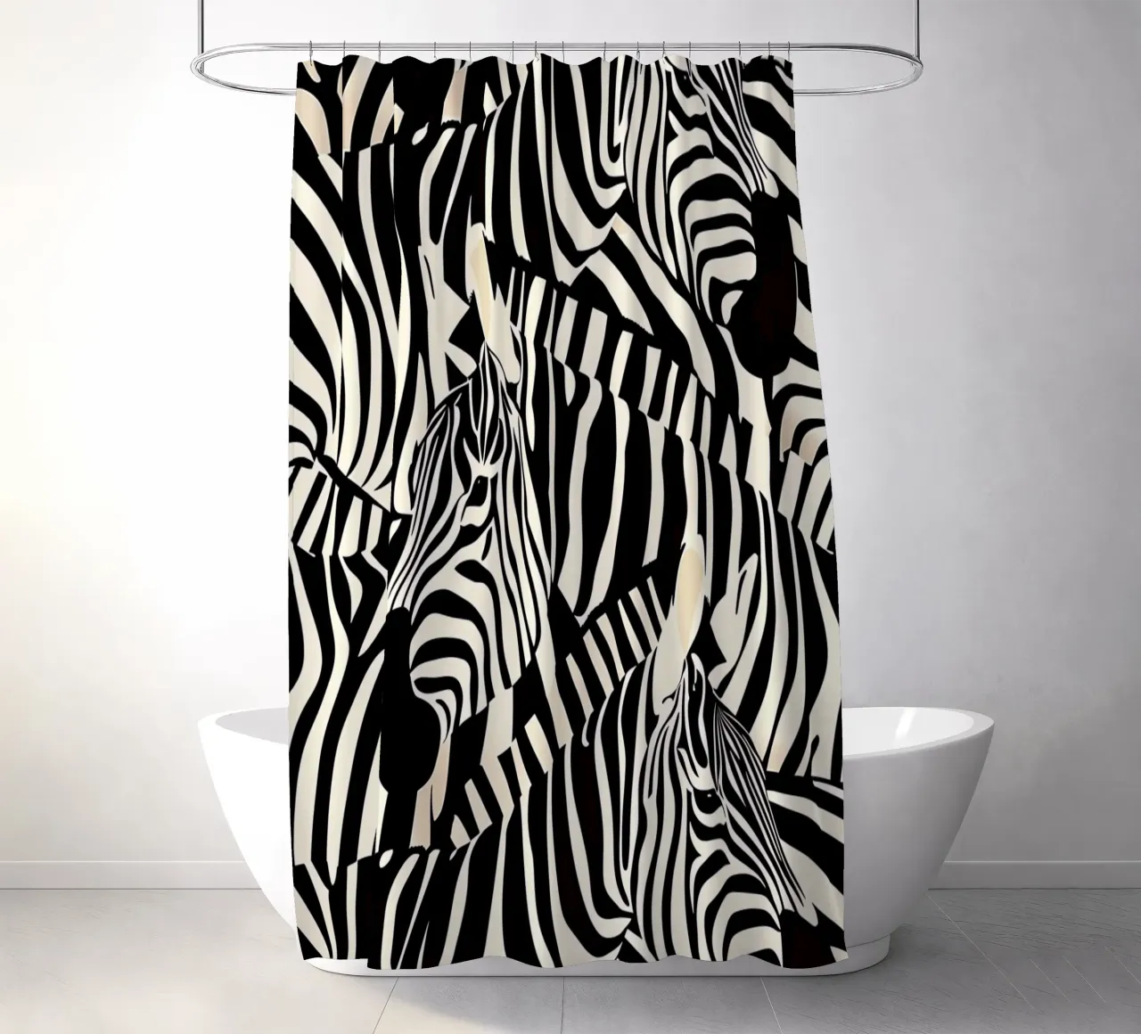 Zebra Design Muster tenda da doccia da Autofocus