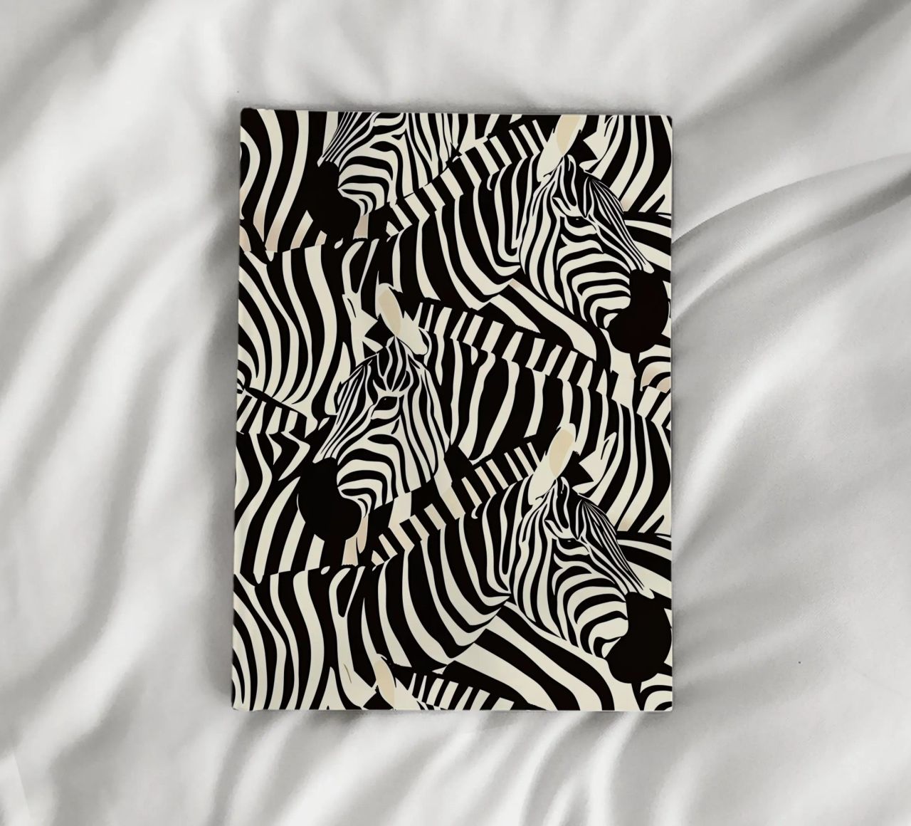 Zebra Design Muster notebook by Autofocus