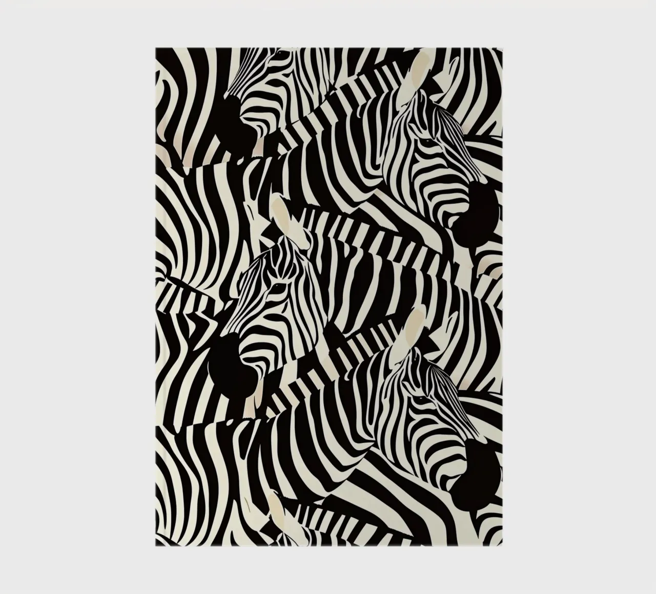Zebra Ontwerp Muster notitieboek van Autofocus