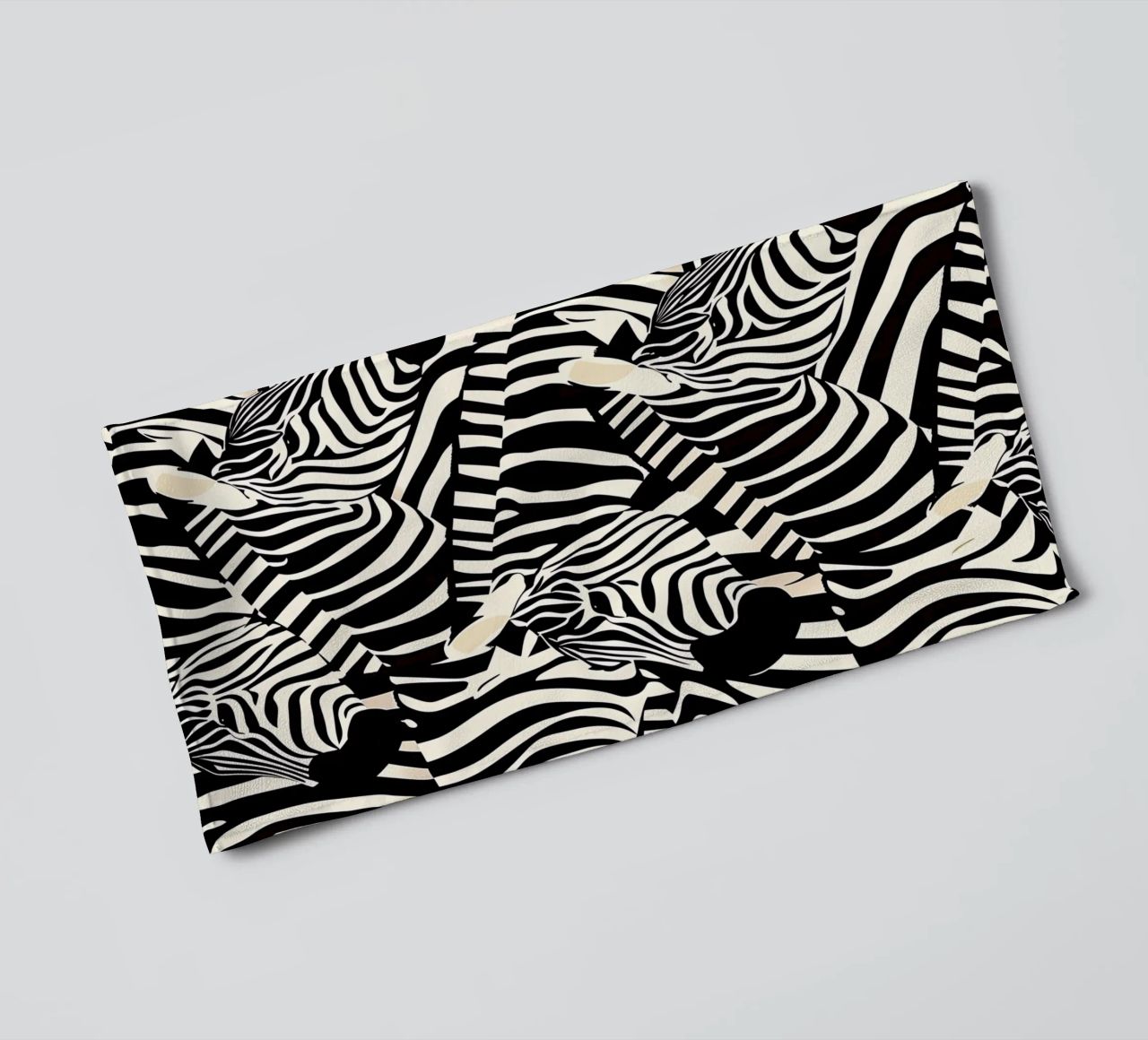 Zebra Design Muster serviette de bain de Autofocus