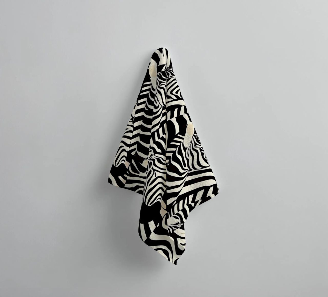 Zebra Design Muster serviette de bain de Autofocus
