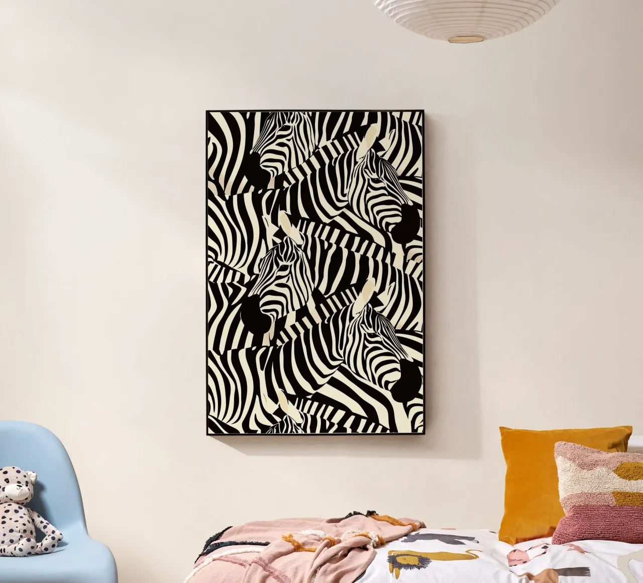 Zebra Ontwerp Muster acryl van Autofocus