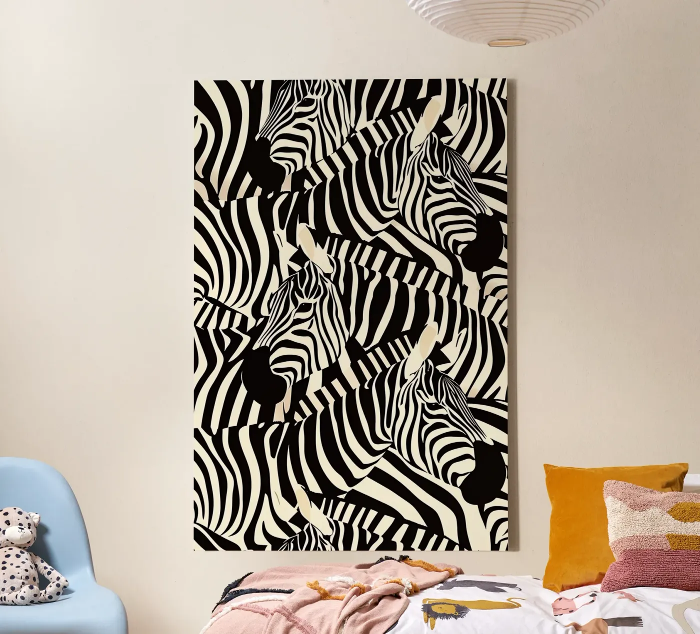 Zebra Design Muster tela da Autofocus