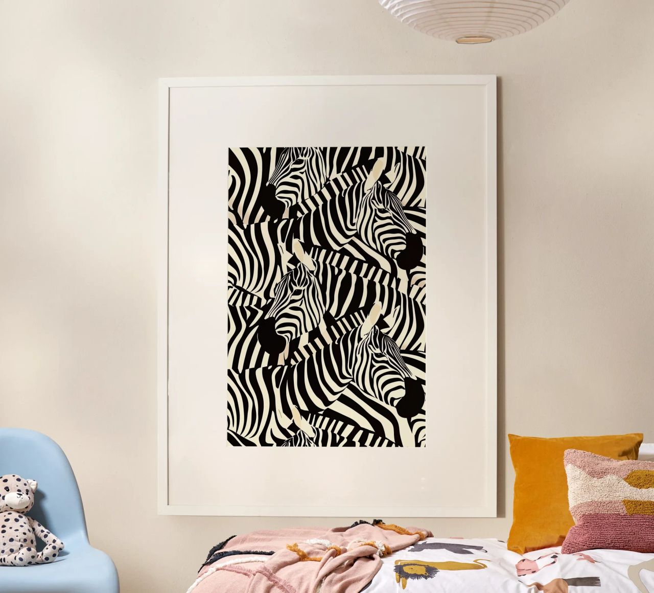 Zebra Design Muster poster da Autofocus