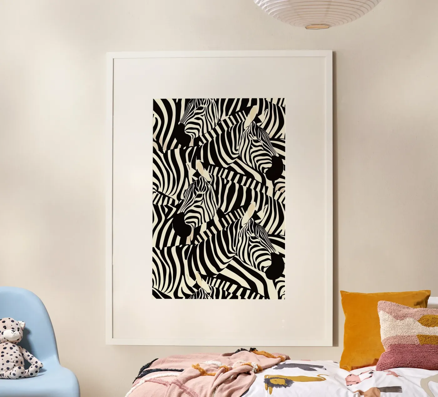 Zebra Design Muster poster da Autofocus