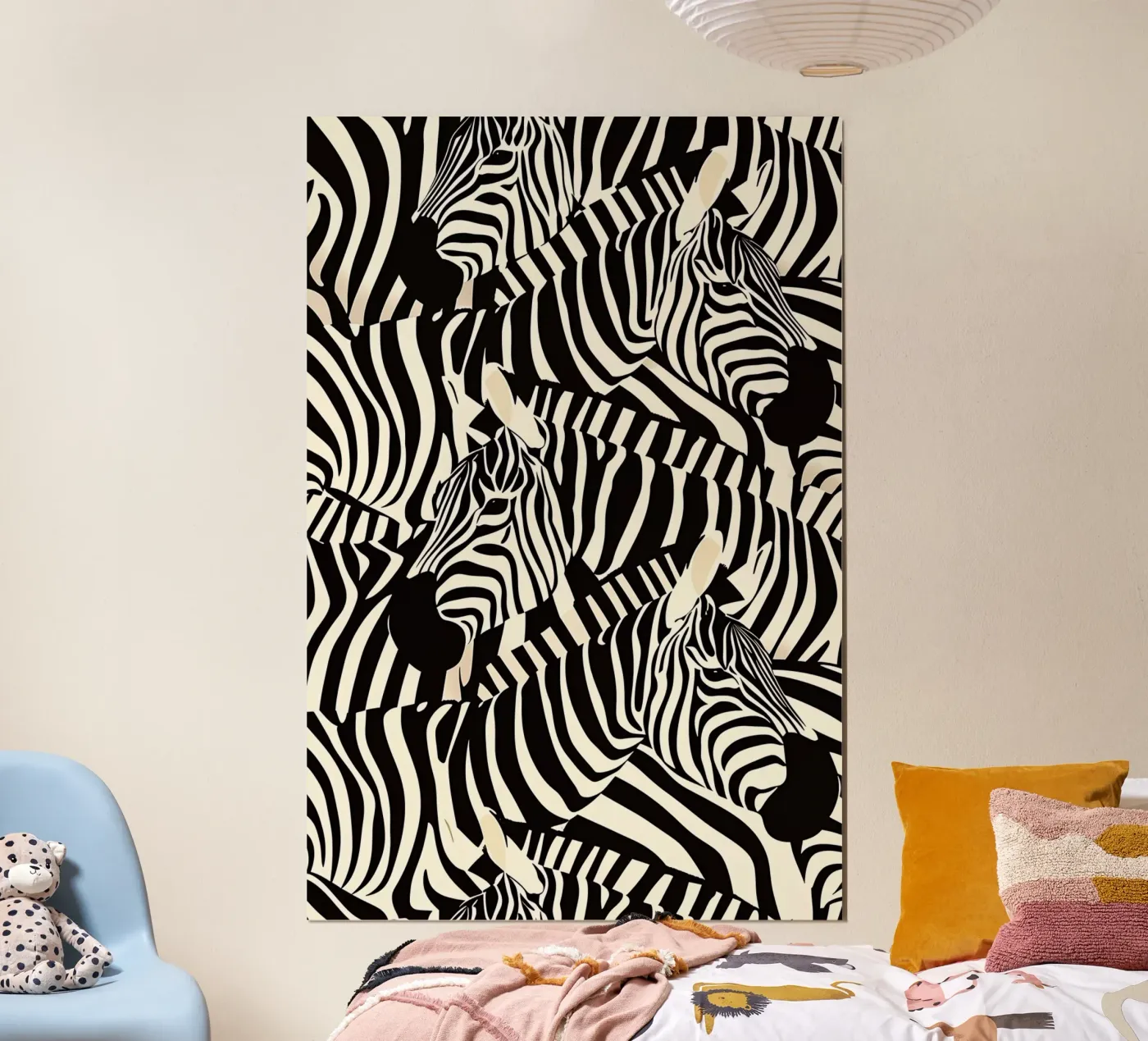 Zebra Design Muster poster da Autofocus
