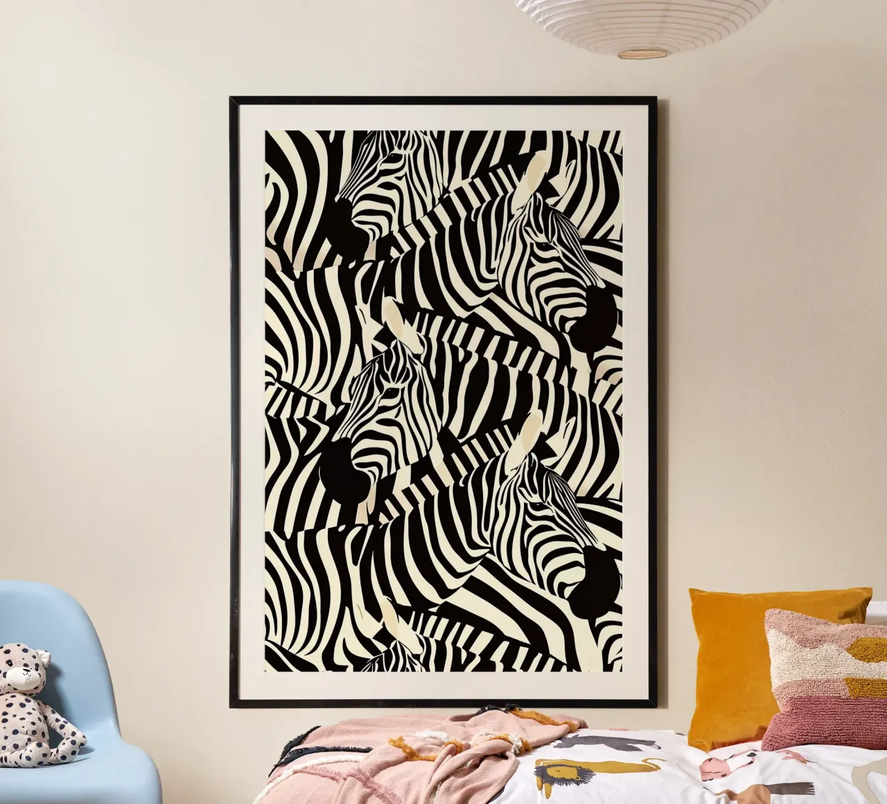 Zebra Design Muster poster da Autofocus