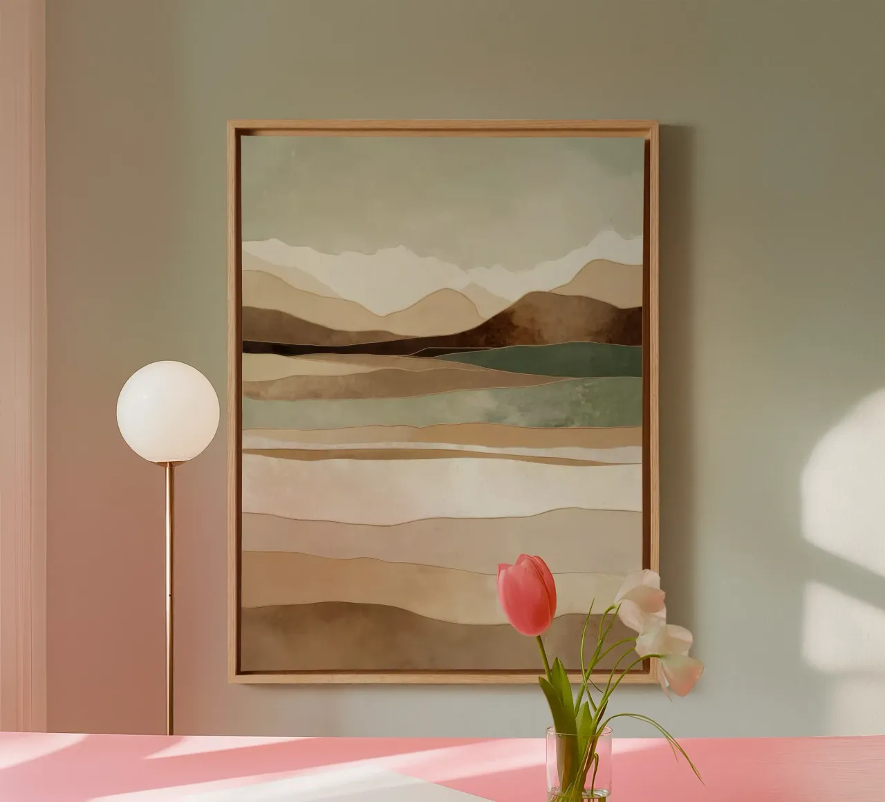 Layers of Time and Terrain canvas by Alpenglow Workshop