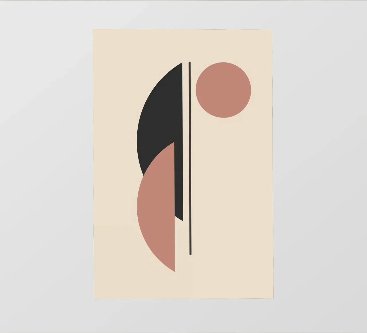 minimalist shape 01 telo in pvc da Fesi