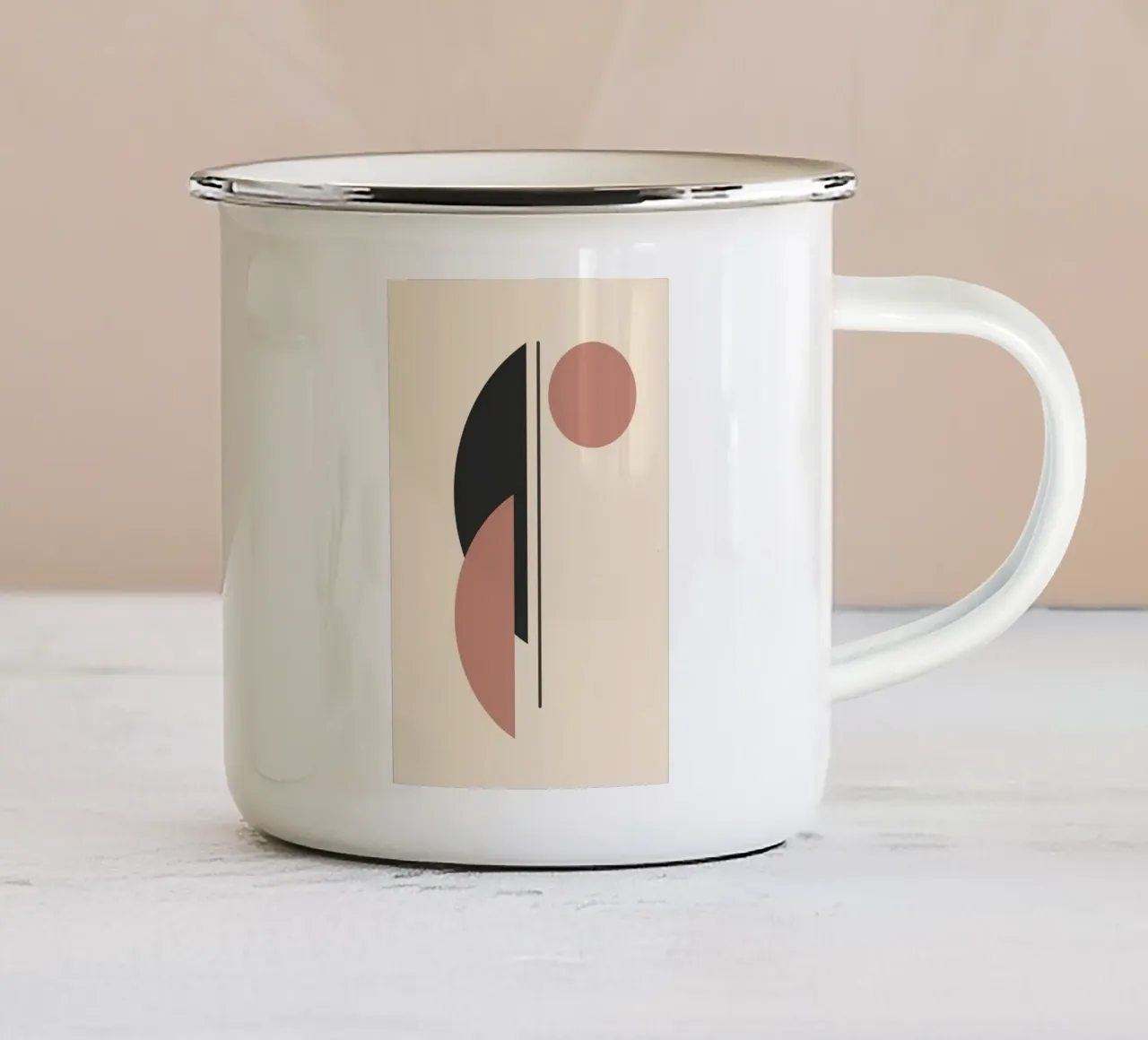 minimalist shape 01 tazza in smalto da Fesi
