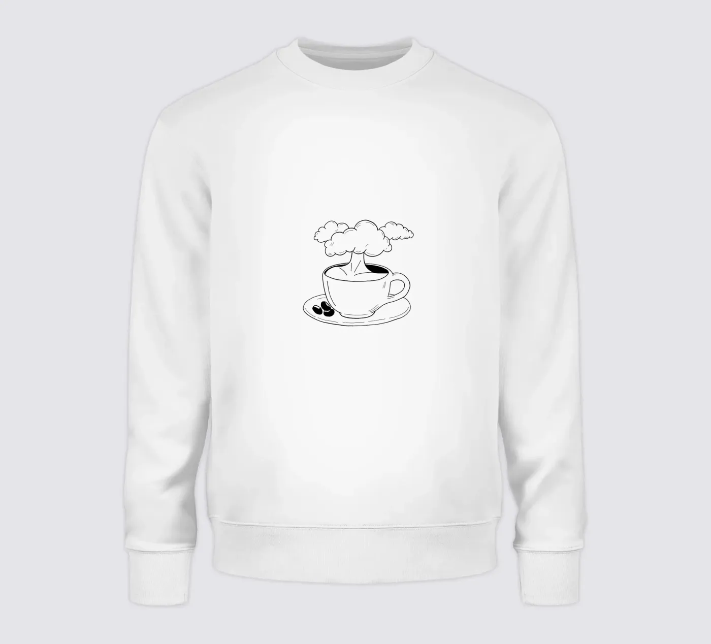 Cloudy sweatshirt van byh.illustration