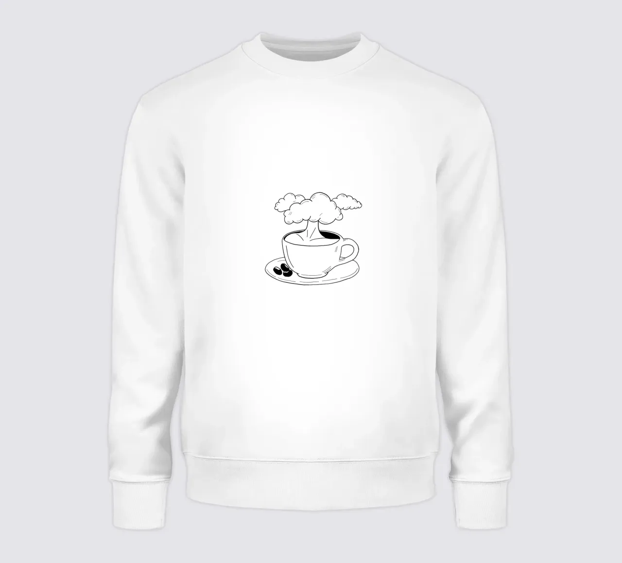 Cloudy Sweatshirt von byh.illustration