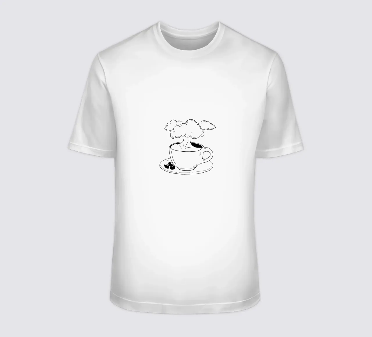Cloudy t-shirt da byh.illustration