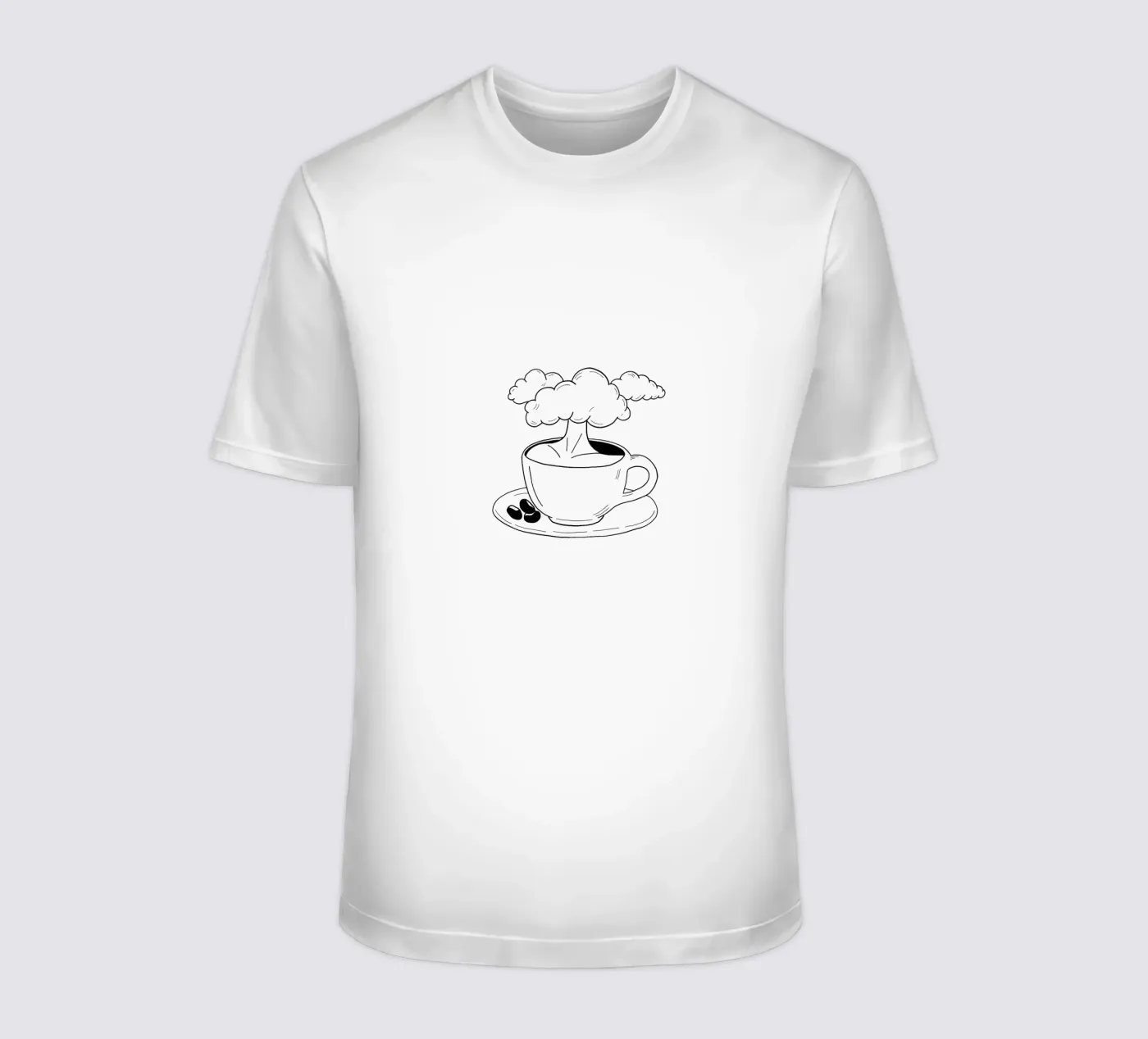 Cloudy t-shirt da byh.illustration