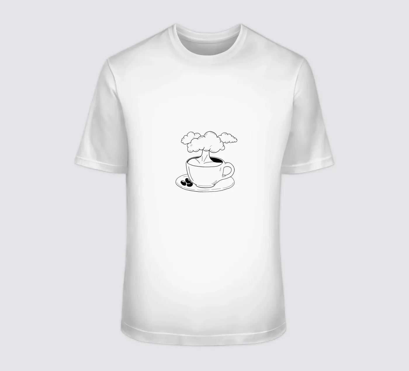 Cloudy t-shirt da byh.illustration