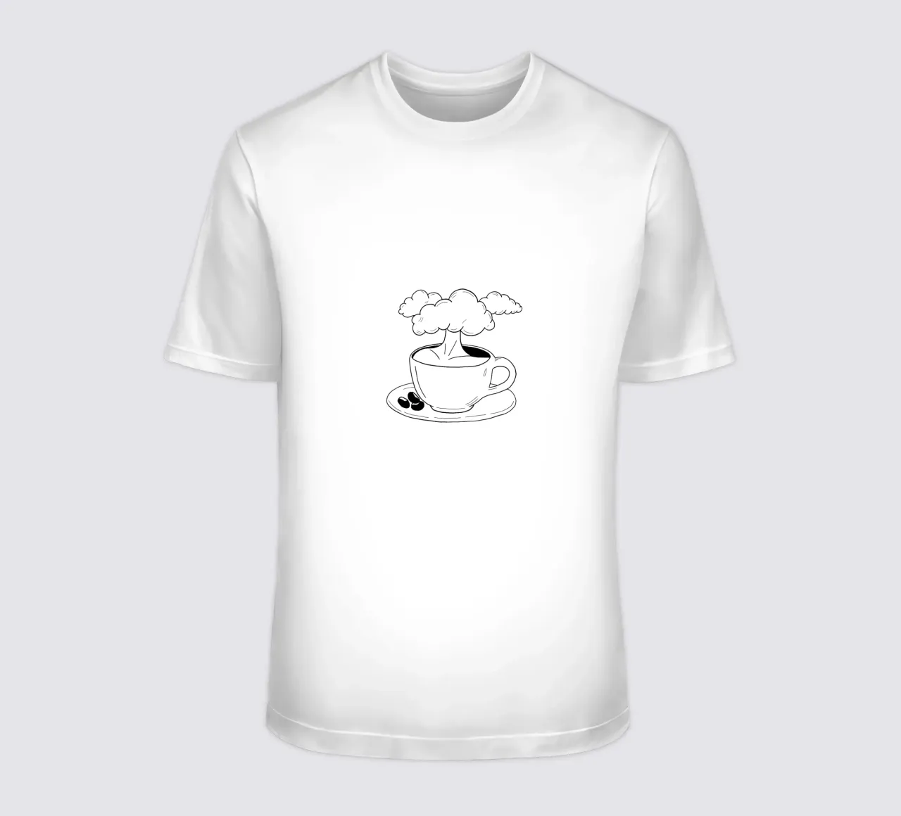 Cloudy t-shirt da byh.illustration