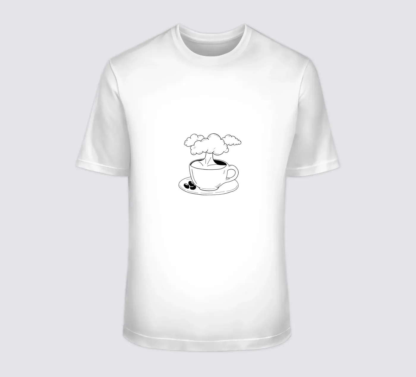 Cloudy t-shirt da byh.illustration