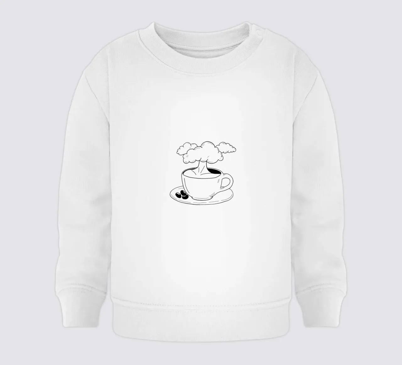 Cloudy felpa neonato da byh.illustration