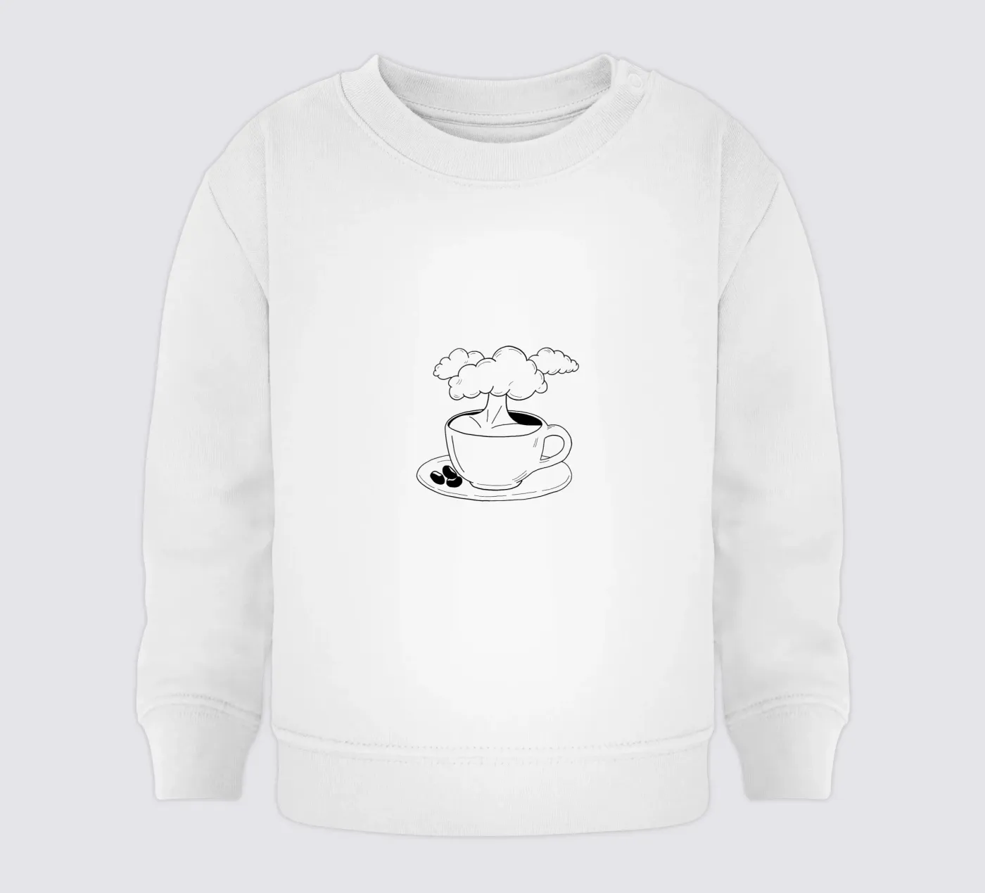 Cloudy felpa neonato da byh.illustration