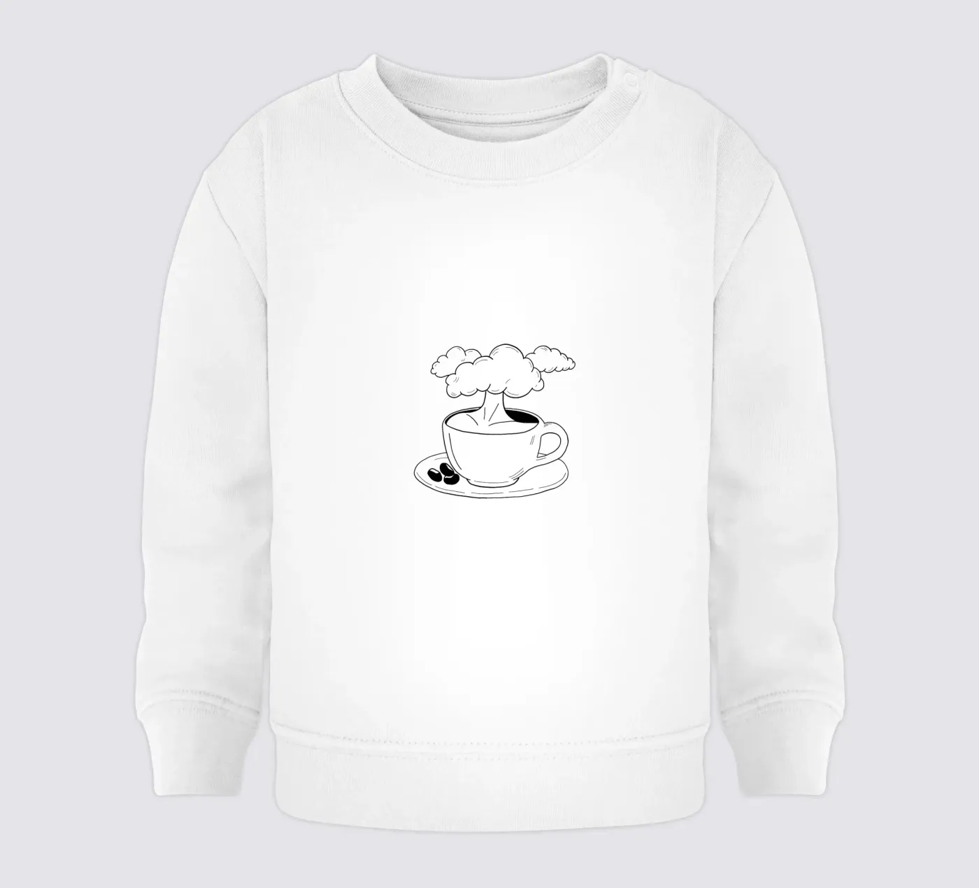 Cloudy felpa neonato da byh.illustration