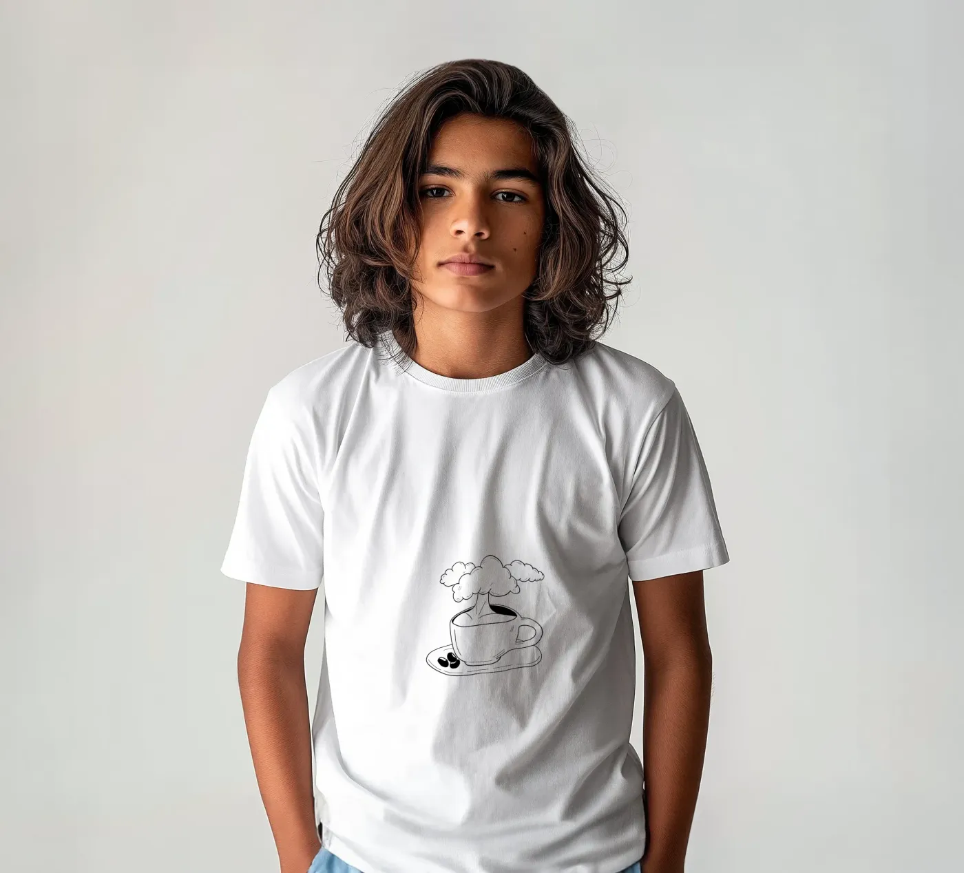 Cloudy t-shirt bambini da byh.illustration