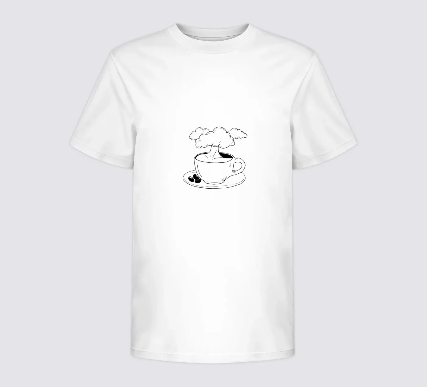 Cloudy t-shirt bambini da byh.illustration