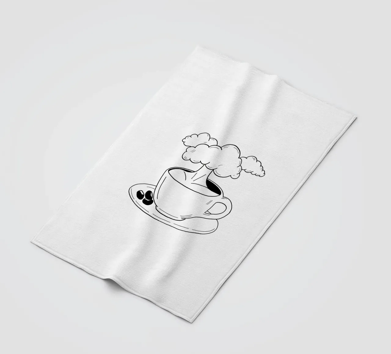 Cloudy coperta in pile da byh.illustration