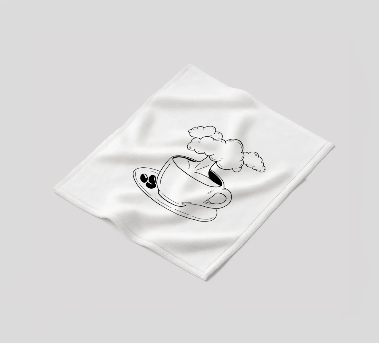 Cloudy Fleecedecke von byh.illustration