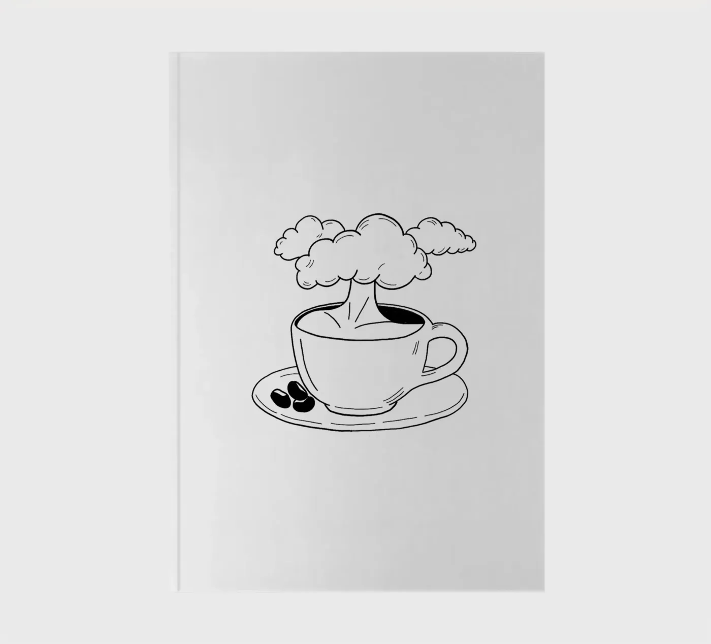 Cloudy notebook by byh.illustration