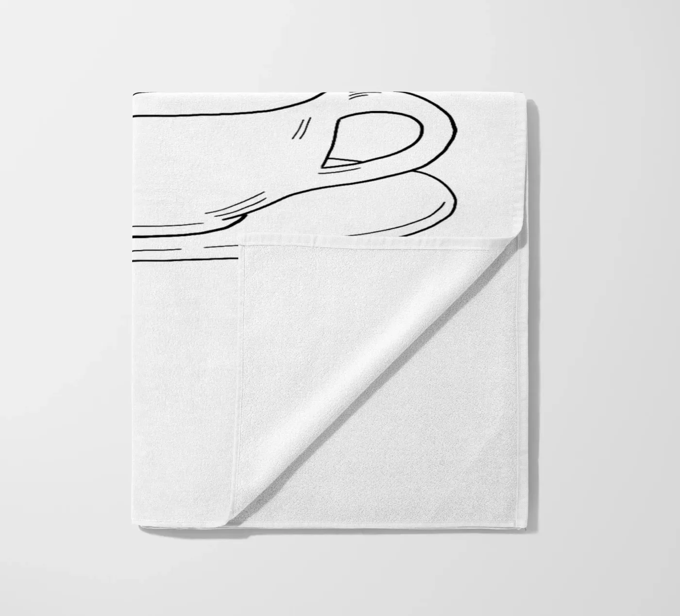 Cloudy serviette de plage de byh.illustration