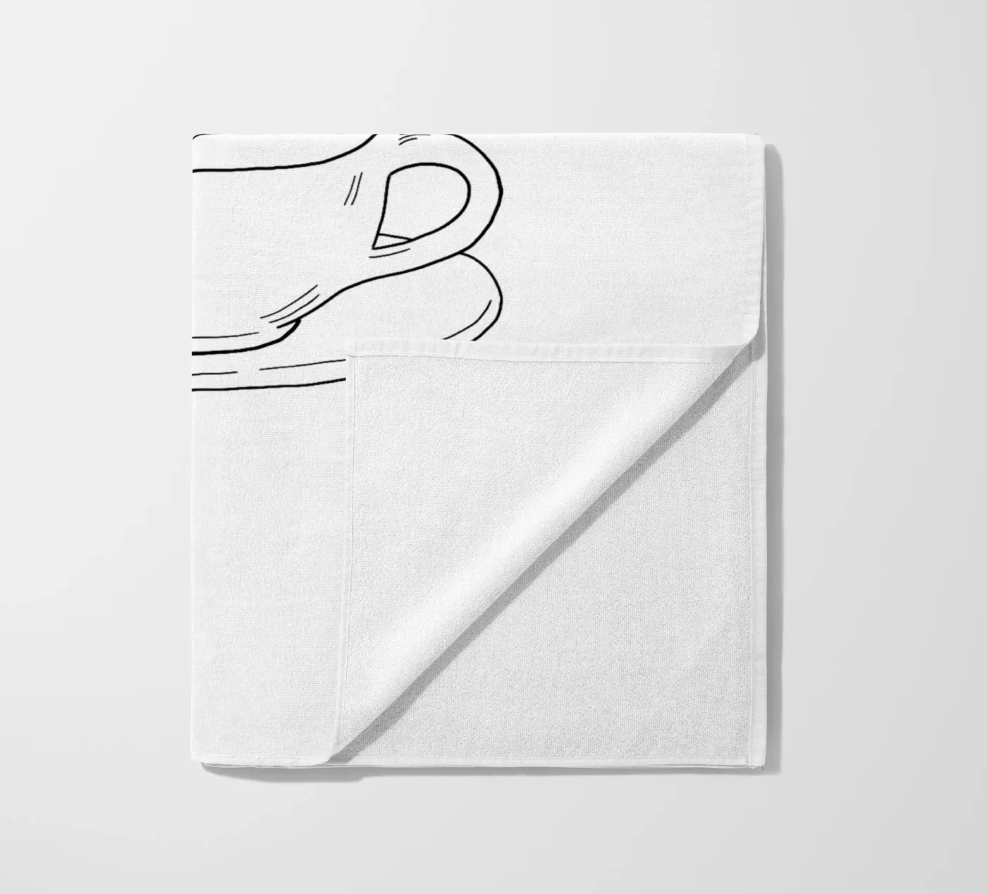 Cloudy serviette de plage de byh.illustration