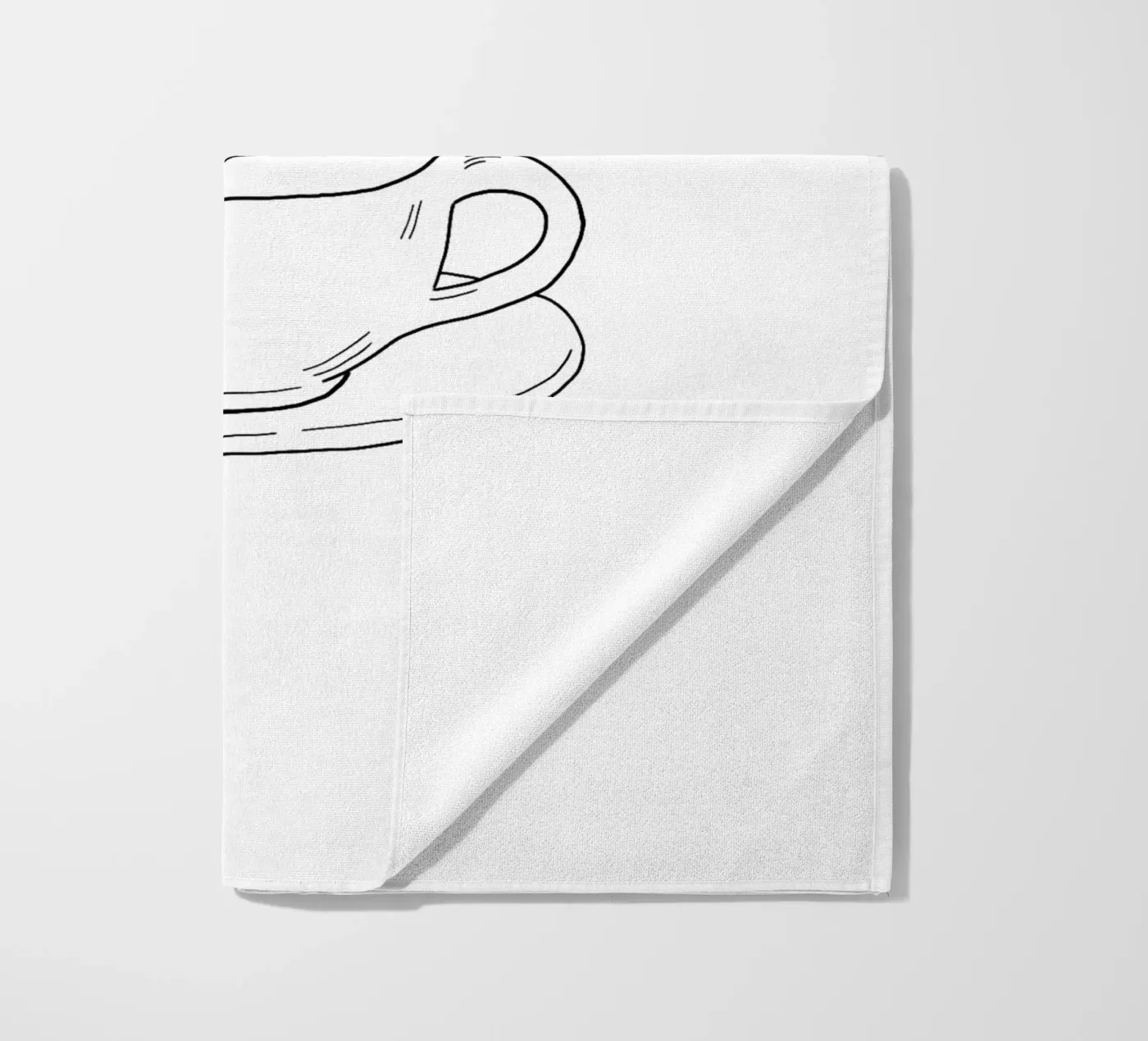 Cloudy Strandtuch von byh.illustration