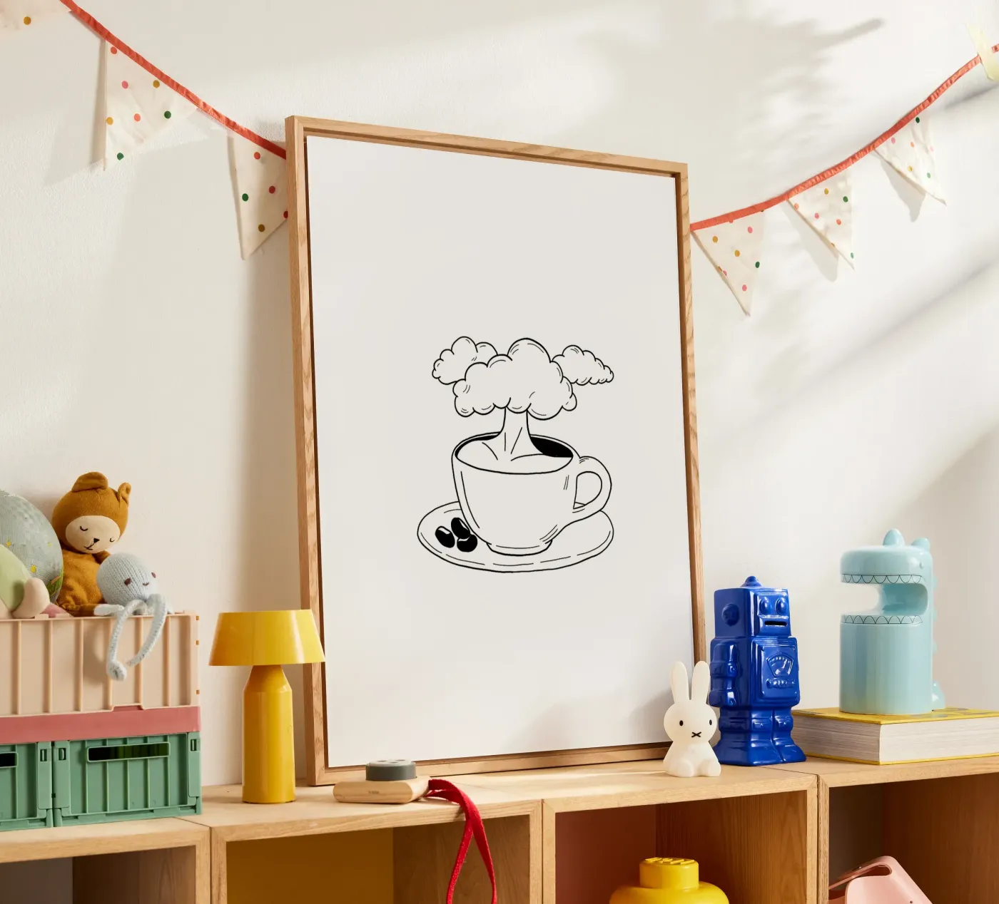 Cloudy Acryl-Glas von byh.illustration