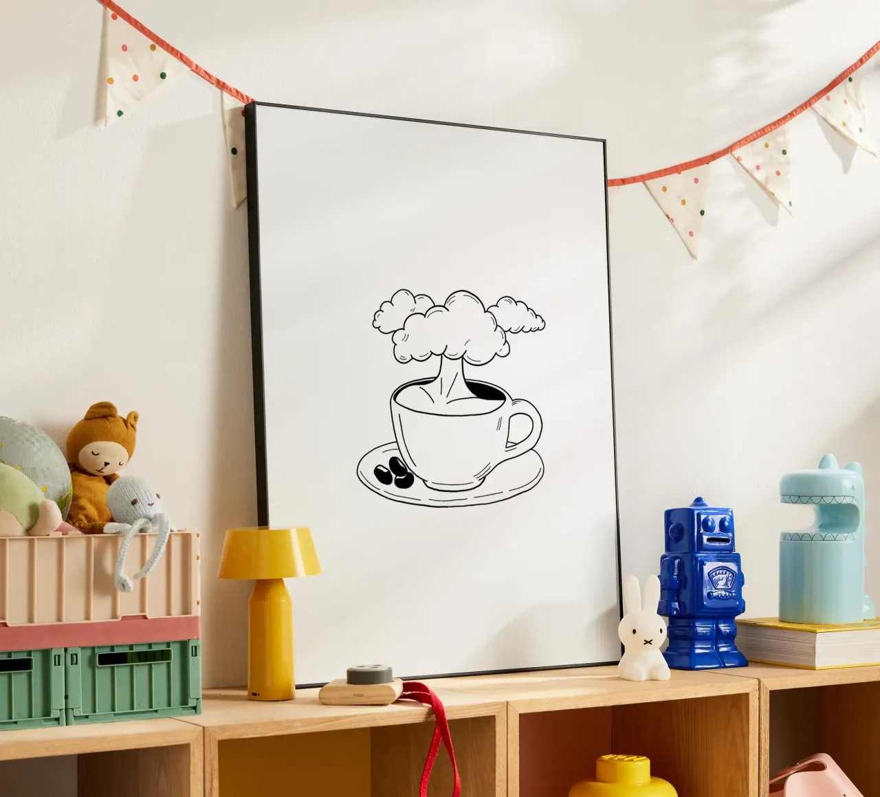 Cloudy alluminio dibond da byh.illustration