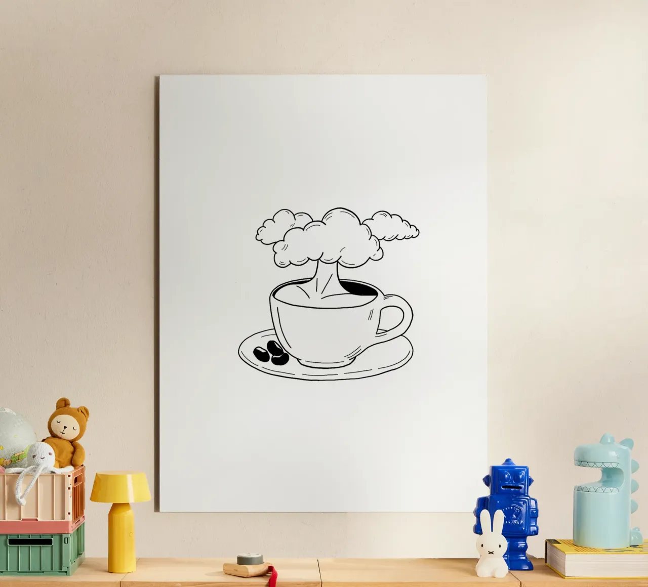 Cloudy alluminio dibond da byh.illustration