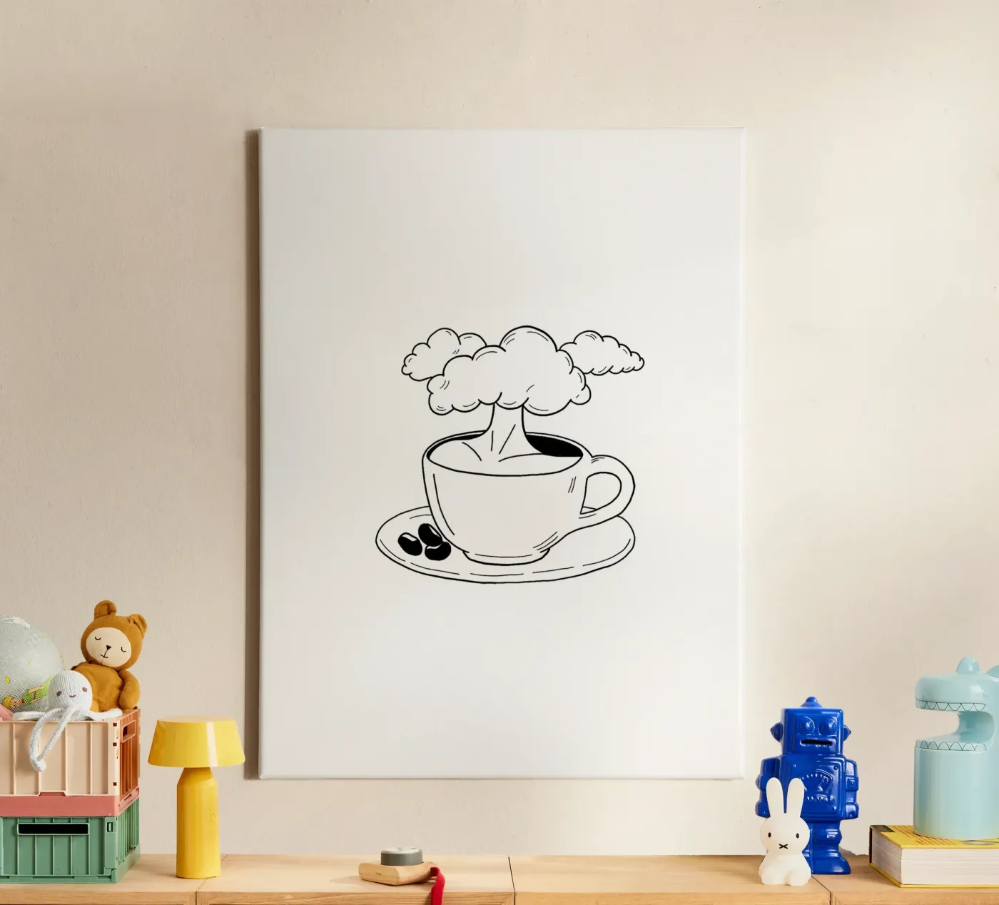 Cloudy tela da byh.illustration