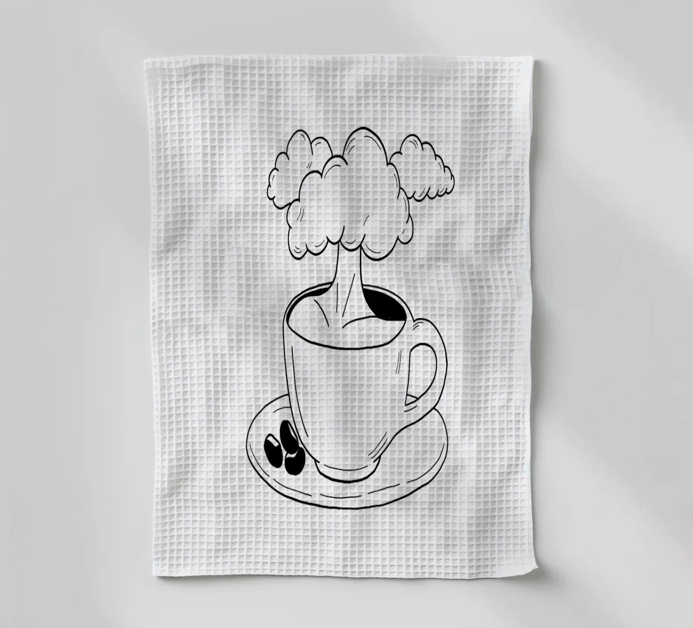 Cloudy Geschirrtuch von byh.illustration