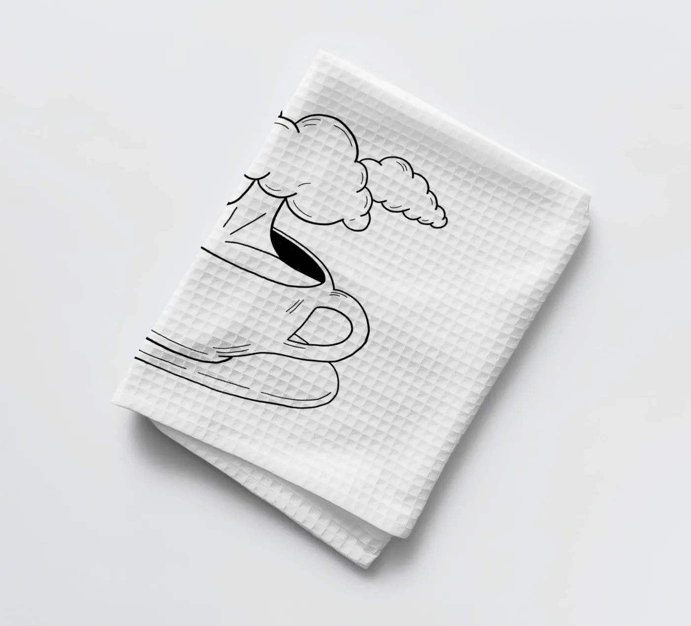 Cloudy Geschirrtuch von byh.illustration